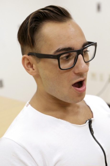 Naughty teacher Pristine Edge gets femininity fucked by student while janitor mops