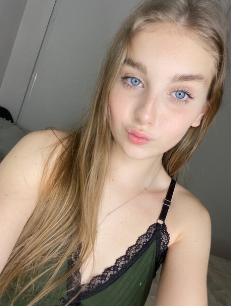 Beautiful babe Laura Blume shows off her big curves while teasing in alluring panties