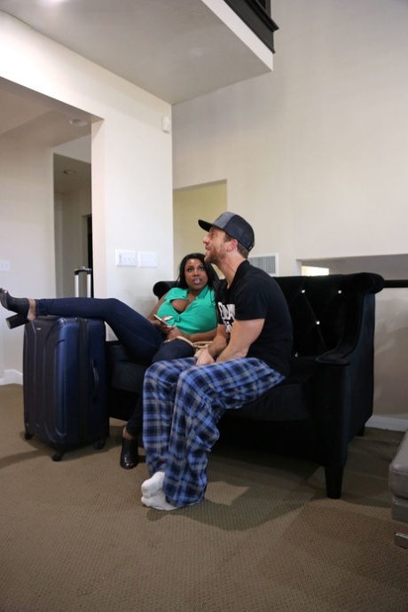 Ebony pornstar Maserati ADULT with huge knockers is perfect partner for intimacy