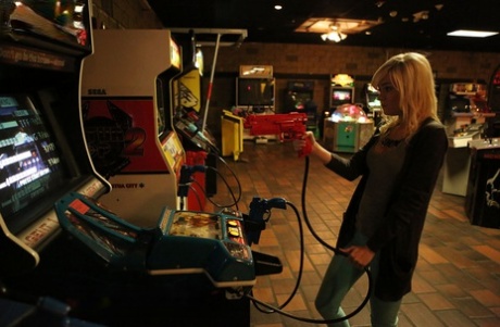 Young blonde Chloe Foster gets fucked hard by male pornstar Ryan Madison