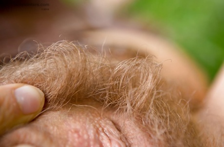 Fair faced authentic Roos shows off all natural looks in great outdoors