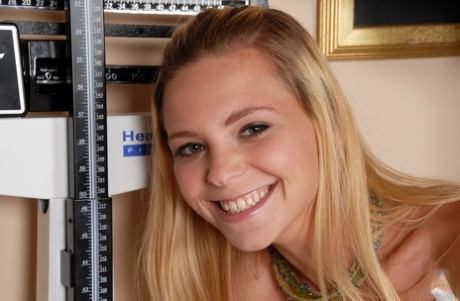 Bonde authentic Destiny strips at the casting before getting her femininity toyed