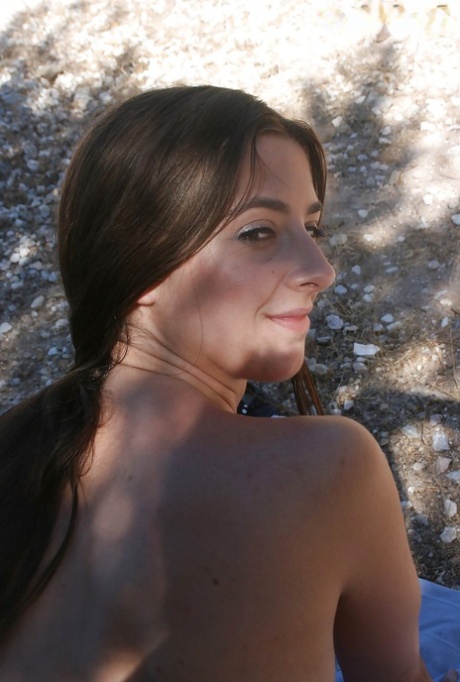 Authentic homemade adult content action features explicit passionate of attractive babe outdoor