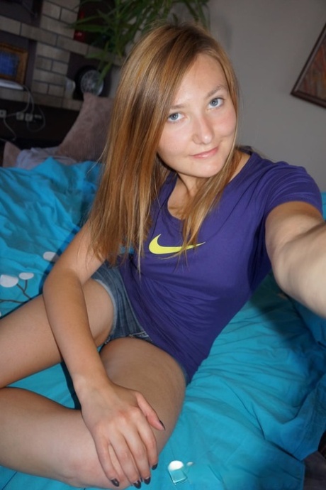 Gorgeous babe shows off her natural tits & pussy in a homemade compilation