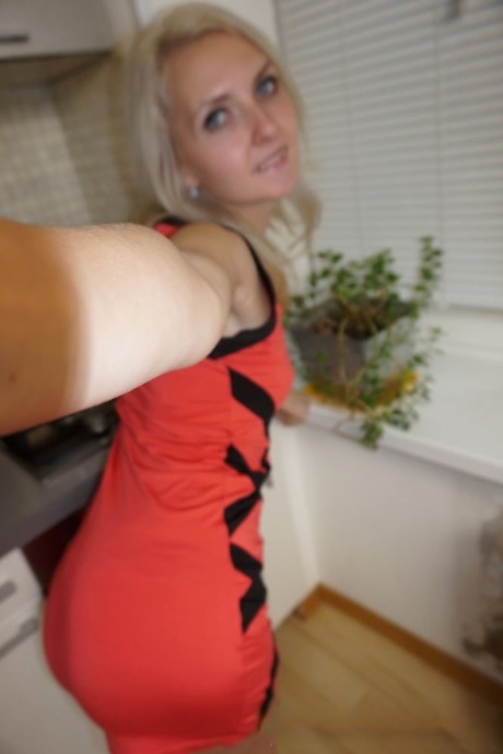 Naughty blonde takes nudes of her boobs, ass and pussy in a selfie compilation