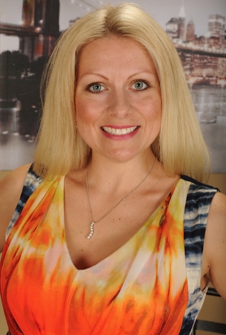 Middle-aged authentic Zoey Tyler licks her own nipples while undressing